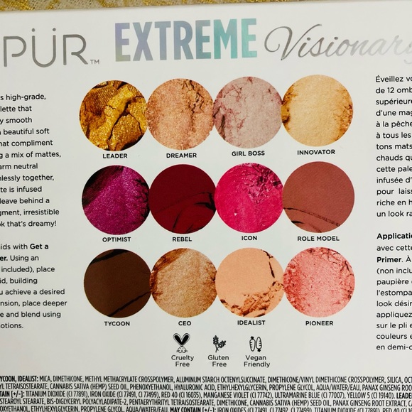 Extreme Visionary High Pigment Eyeshadow Pallet - Picture 5 of 6